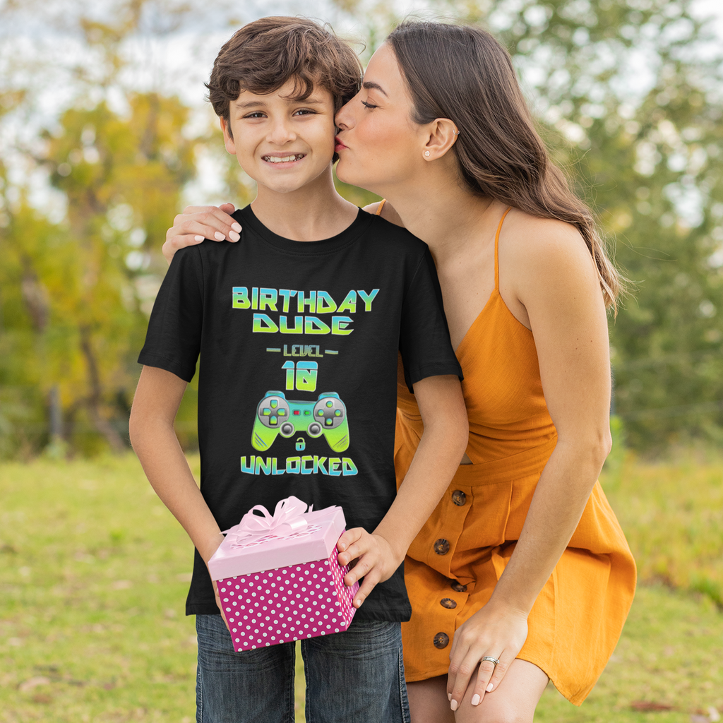 10th Birthday Shirt Boy - Birthday Boy Shirt 10 Gift - Its My Birthday Dude Happy Birthday Shirt – Fire Fit Designs
